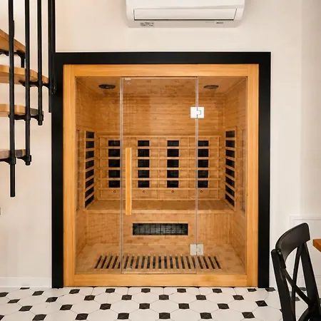 Haven L Jacuzzi & Sauna L 2-poziomowy Loft L 3 Sypialnie L 2 Lazienki L Klimatyzacja Apartman Katowice
